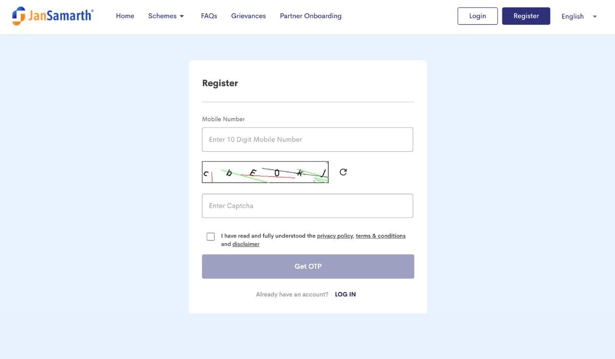 How to Apply for JanSamarth Loan Online