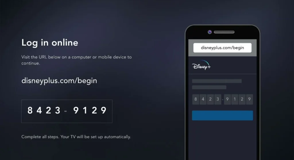 Disneyplus com/begin