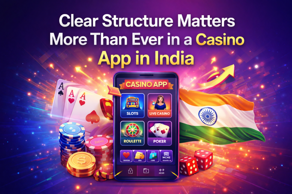 Clear Structure Matters More Than Ever in a Casino App in India